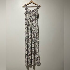 Reitmans Paisley Print Sleeveless Maxi Dress Size XS